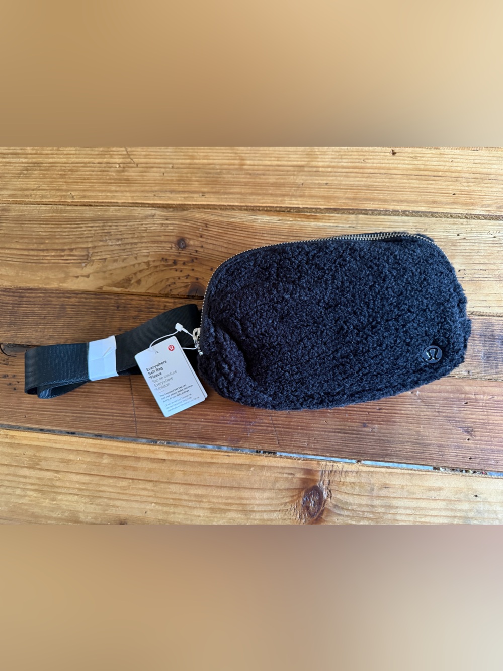 NWT!! lululemon athletica Black Fleece Belt Bag